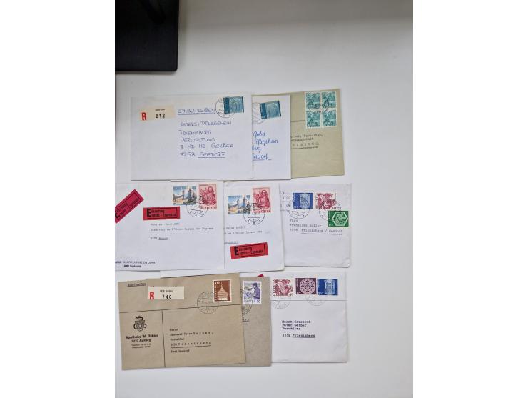 1850/1975 (ca.), meist gestempelter Dublettenbestand sowie einige Briefe, mit Schwerpunkt Pro Juventute und Pro Patria, mit e