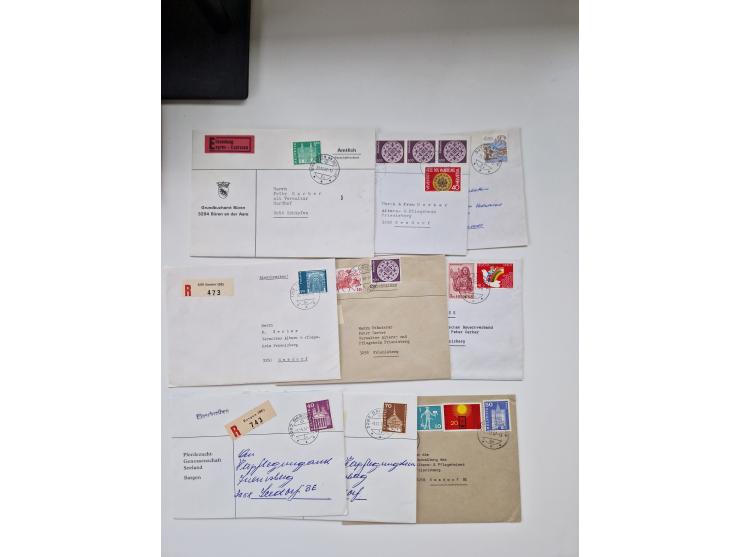 1850/1975 (ca.), meist gestempelter Dublettenbestand sowie einige Briefe, mit Schwerpunkt Pro Juventute und Pro Patria, mit e