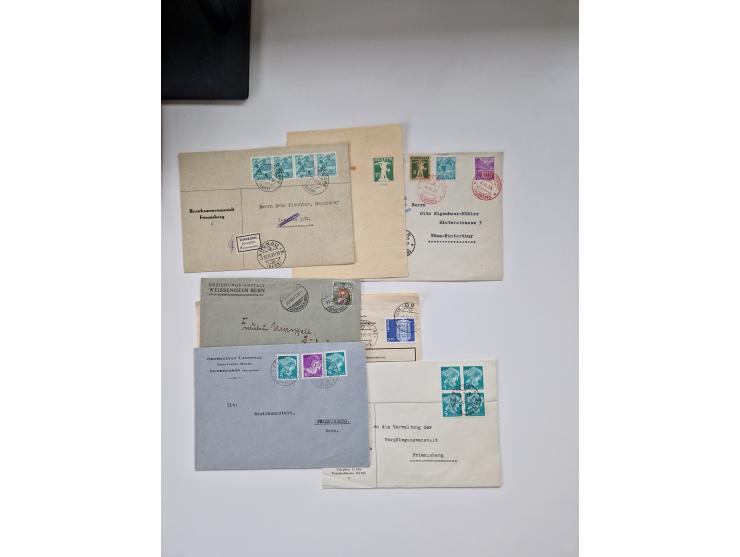 1850/1975 (ca.), meist gestempelter Dublettenbestand sowie einige Briefe, mit Schwerpunkt Pro Juventute und Pro Patria, mit e