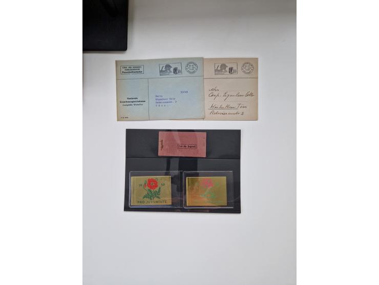 1850/1975 (ca.), meist gestempelter Dublettenbestand sowie einige Briefe, mit Schwerpunkt Pro Juventute und Pro Patria, mit e