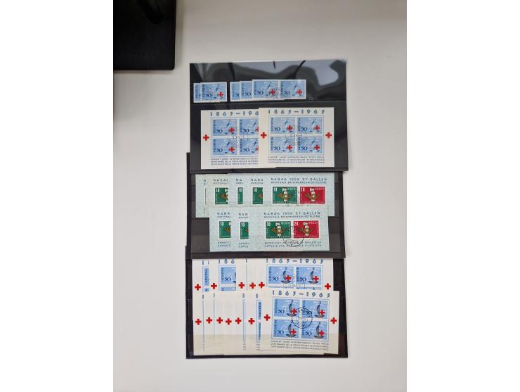 1850/1975 (ca.), meist gestempelter Dublettenbestand sowie einige Briefe, mit Schwerpunkt Pro Juventute und Pro Patria, mit e