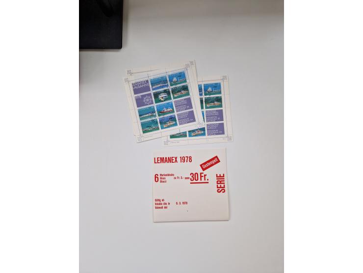 1850/1975 (ca.), meist gestempelter Dublettenbestand sowie einige Briefe, mit Schwerpunkt Pro Juventute und Pro Patria, mit e