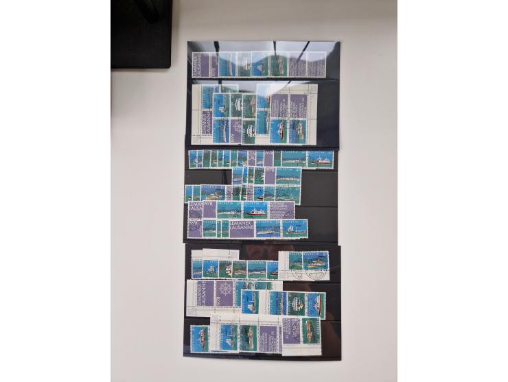 1850/1975 (ca.), meist gestempelter Dublettenbestand sowie einige Briefe, mit Schwerpunkt Pro Juventute und Pro Patria, mit e