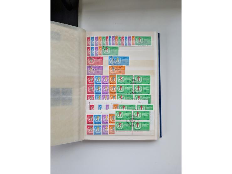 1850/1975 (ca.), meist gestempelter Dublettenbestand sowie einige Briefe, mit Schwerpunkt Pro Juventute und Pro Patria, mit e