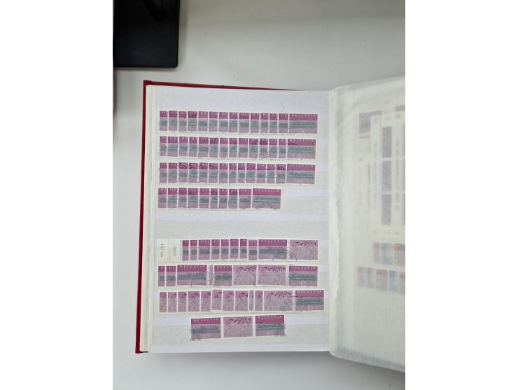 1850/1975 (ca.), meist gestempelter Dublettenbestand sowie einige Briefe, mit Schwerpunkt Pro Juventute und Pro Patria, mit e