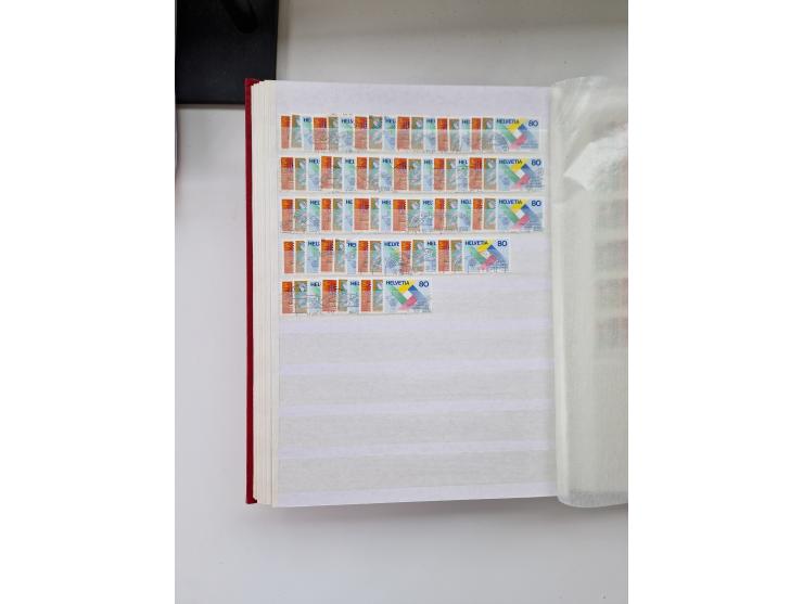 1850/1975 (ca.), meist gestempelter Dublettenbestand sowie einige Briefe, mit Schwerpunkt Pro Juventute und Pro Patria, mit e