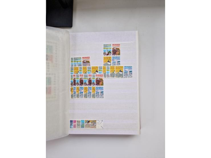 1850/1975 (ca.), meist gestempelter Dublettenbestand sowie einige Briefe, mit Schwerpunkt Pro Juventute und Pro Patria, mit e