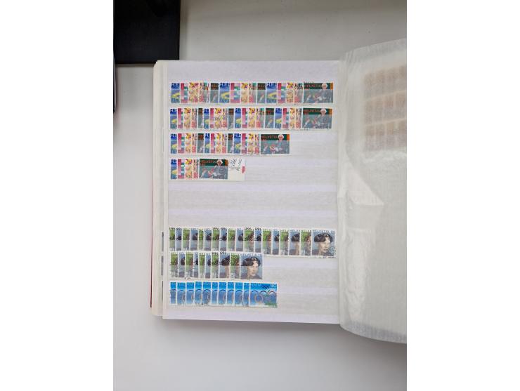 1850/1975 (ca.), meist gestempelter Dublettenbestand sowie einige Briefe, mit Schwerpunkt Pro Juventute und Pro Patria, mit e