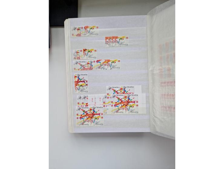 1850/1975 (ca.), meist gestempelter Dublettenbestand sowie einige Briefe, mit Schwerpunkt Pro Juventute und Pro Patria, mit e