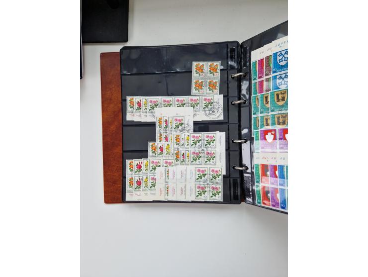 1850/1975 (ca.), meist gestempelter Dublettenbestand sowie einige Briefe, mit Schwerpunkt Pro Juventute und Pro Patria, mit e