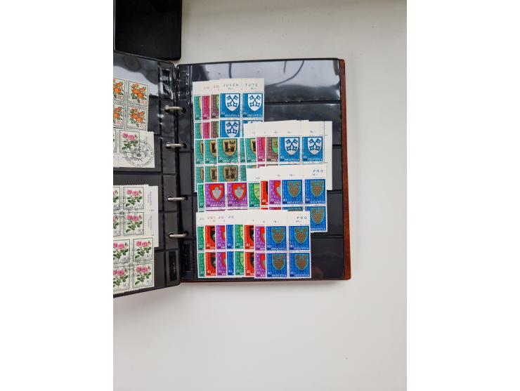 1850/1975 (ca.), meist gestempelter Dublettenbestand sowie einige Briefe, mit Schwerpunkt Pro Juventute und Pro Patria, mit e