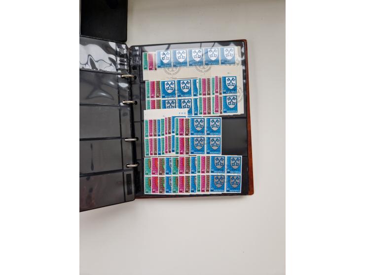 1850/1975 (ca.), meist gestempelter Dublettenbestand sowie einige Briefe, mit Schwerpunkt Pro Juventute und Pro Patria, mit e