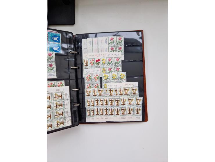 1850/1975 (ca.), meist gestempelter Dublettenbestand sowie einige Briefe, mit Schwerpunkt Pro Juventute und Pro Patria, mit e