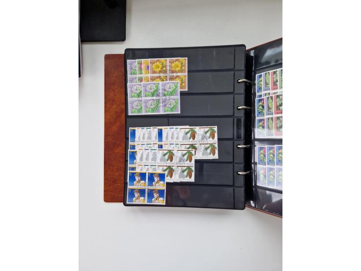 1850/1975 (ca.), meist gestempelter Dublettenbestand sowie einige Briefe, mit Schwerpunkt Pro Juventute und Pro Patria, mit e