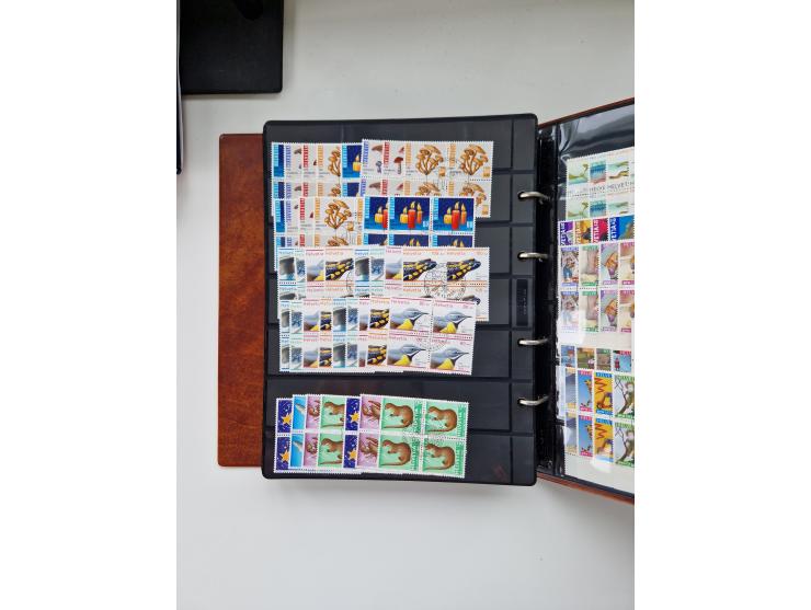 1850/1975 (ca.), meist gestempelter Dublettenbestand sowie einige Briefe, mit Schwerpunkt Pro Juventute und Pro Patria, mit e