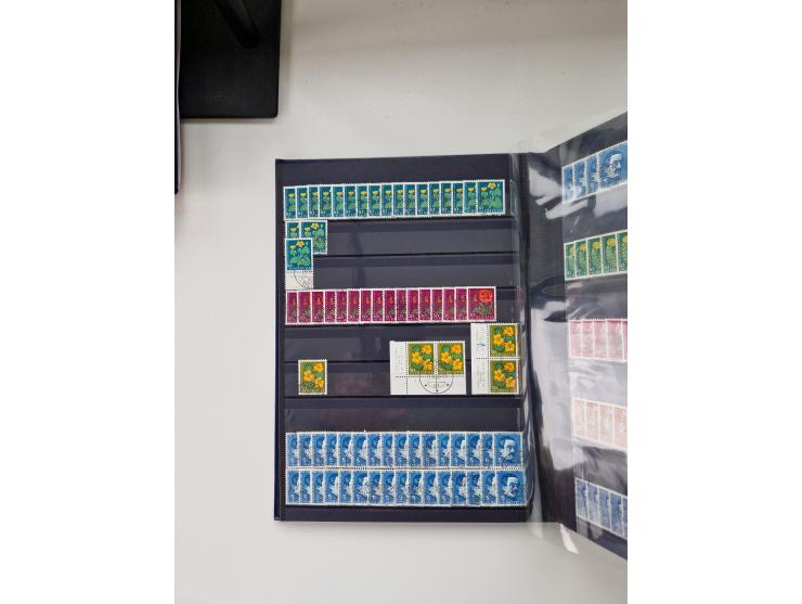 1850/1975 (ca.), meist gestempelter Dublettenbestand sowie einige Briefe, mit Schwerpunkt Pro Juventute und Pro Patria, mit e