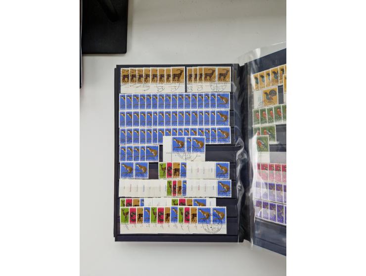 1850/1975 (ca.), meist gestempelter Dublettenbestand sowie einige Briefe, mit Schwerpunkt Pro Juventute und Pro Patria, mit e