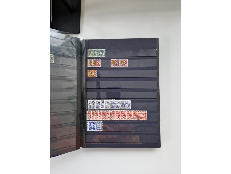 1850/1975 (ca.), meist gestempelter Dublettenbestand sowie einige Briefe, mit Schwerpunkt Pro Juventute und Pro Patria, mit e