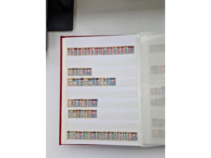 1850/1975 (ca.), meist gestempelter Dublettenbestand sowie einige Briefe, mit Schwerpunkt Pro Juventute und Pro Patria, mit e