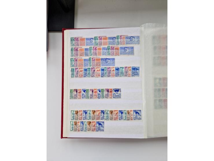 1850/1975 (ca.), meist gestempelter Dublettenbestand sowie einige Briefe, mit Schwerpunkt Pro Juventute und Pro Patria, mit e