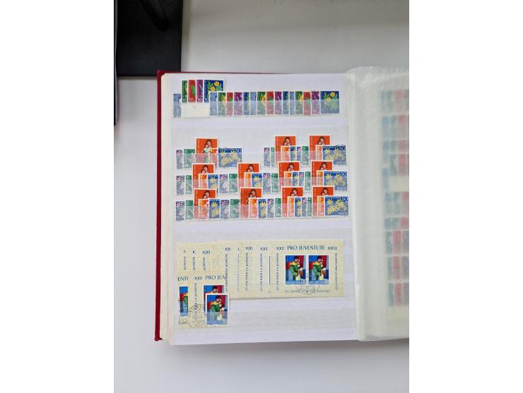 1850/1975 (ca.), meist gestempelter Dublettenbestand sowie einige Briefe, mit Schwerpunkt Pro Juventute und Pro Patria, mit e