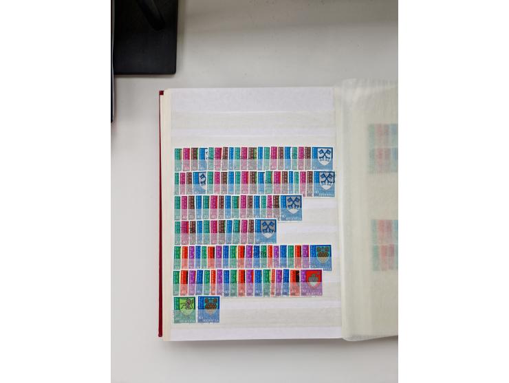 1850/1975 (ca.), meist gestempelter Dublettenbestand sowie einige Briefe, mit Schwerpunkt Pro Juventute und Pro Patria, mit e