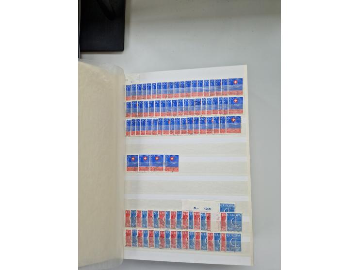 1850/1975 (ca.), meist gestempelter Dublettenbestand sowie einige Briefe, mit Schwerpunkt Pro Juventute und Pro Patria, mit e