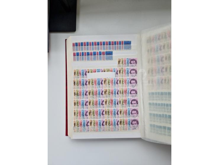 1850/1975 (ca.), meist gestempelter Dublettenbestand sowie einige Briefe, mit Schwerpunkt Pro Juventute und Pro Patria, mit e