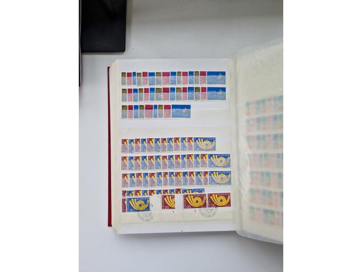 1850/1975 (ca.), meist gestempelter Dublettenbestand sowie einige Briefe, mit Schwerpunkt Pro Juventute und Pro Patria, mit e