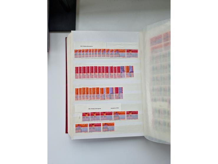 1850/1975 (ca.), meist gestempelter Dublettenbestand sowie einige Briefe, mit Schwerpunkt Pro Juventute und Pro Patria, mit e