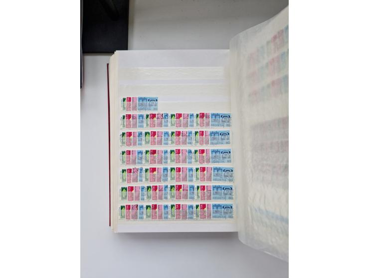 1850/1975 (ca.), meist gestempelter Dublettenbestand sowie einige Briefe, mit Schwerpunkt Pro Juventute und Pro Patria, mit e