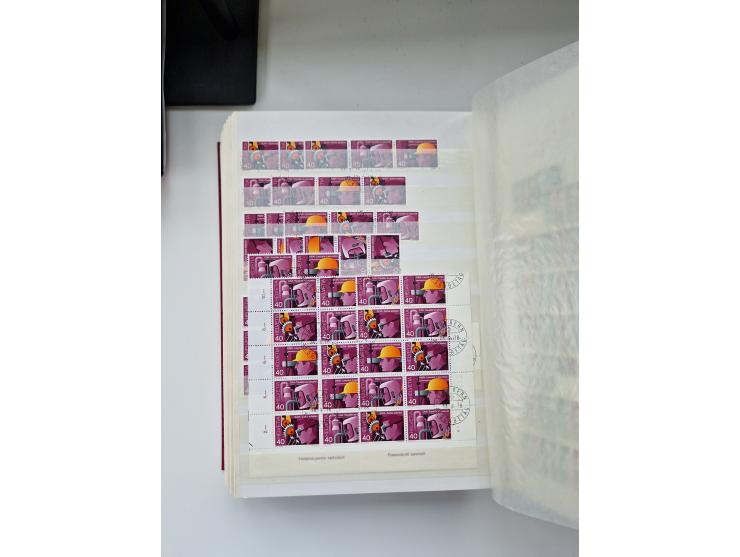 1850/1975 (ca.), meist gestempelter Dublettenbestand sowie einige Briefe, mit Schwerpunkt Pro Juventute und Pro Patria, mit e