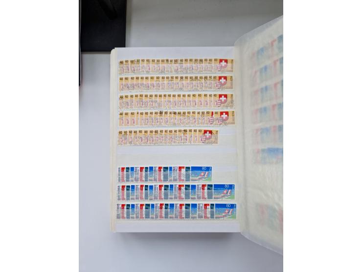 1850/1975 (ca.), meist gestempelter Dublettenbestand sowie einige Briefe, mit Schwerpunkt Pro Juventute und Pro Patria, mit e