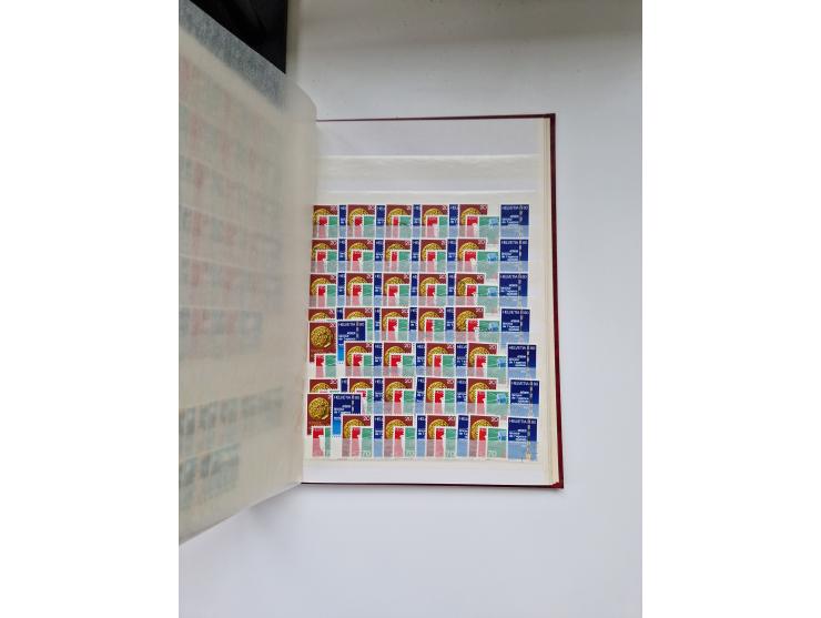 1850/1975 (ca.), meist gestempelter Dublettenbestand sowie einige Briefe, mit Schwerpunkt Pro Juventute und Pro Patria, mit e