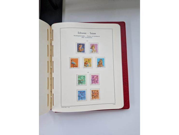 1850/1975 (ca.), meist gestempelter Dublettenbestand sowie einige Briefe, mit Schwerpunkt Pro Juventute und Pro Patria, mit e