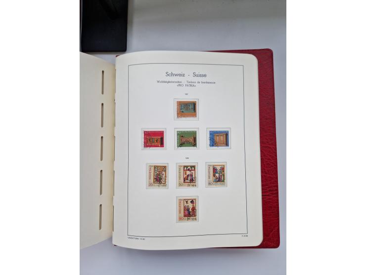 1850/1975 (ca.), meist gestempelter Dublettenbestand sowie einige Briefe, mit Schwerpunkt Pro Juventute und Pro Patria, mit e