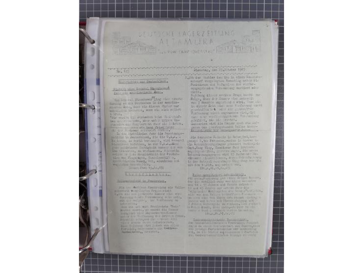 1941/47, umfangreiche Sammlung “Kriegsgefangenen- und Suchdienstpost” mit vielen verschiedenen Lagern, Zensuren, Überrolller,