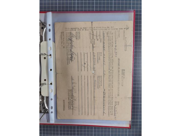 1941/47, umfangreiche Sammlung “Kriegsgefangenen- und Suchdienstpost” mit vielen verschiedenen Lagern, Zensuren, Überrolller,