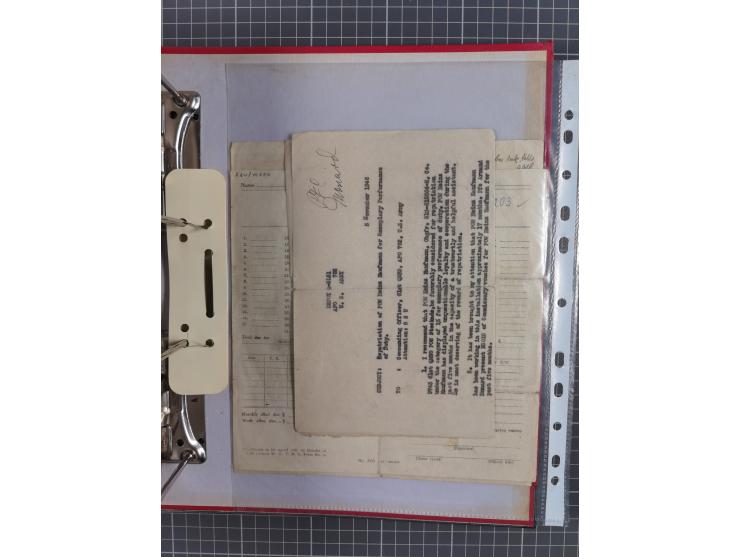 1941/47, umfangreiche Sammlung “Kriegsgefangenen- und Suchdienstpost” mit vielen verschiedenen Lagern, Zensuren, Überrolller,