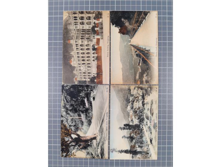 1910/20 ca., 16 postcards unused, including Police and Victoria Jail, Praya East, North Point, Jubilee and Bowen Road, Race C