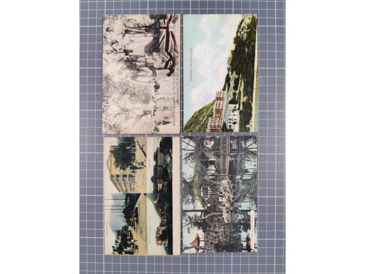 1910/20 ca., 16 postcards unused, including Police and Victoria Jail, Praya East, North Point, Jubilee and Bowen Road, Race C