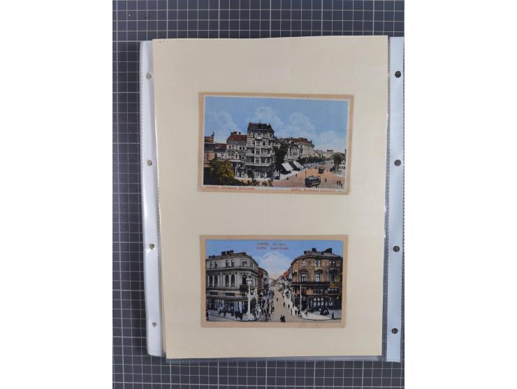 1879/1918, used exhibition collection with around 100 covers, cards, and postal stationeries, including Mi. No. 1-5 used, Mi.