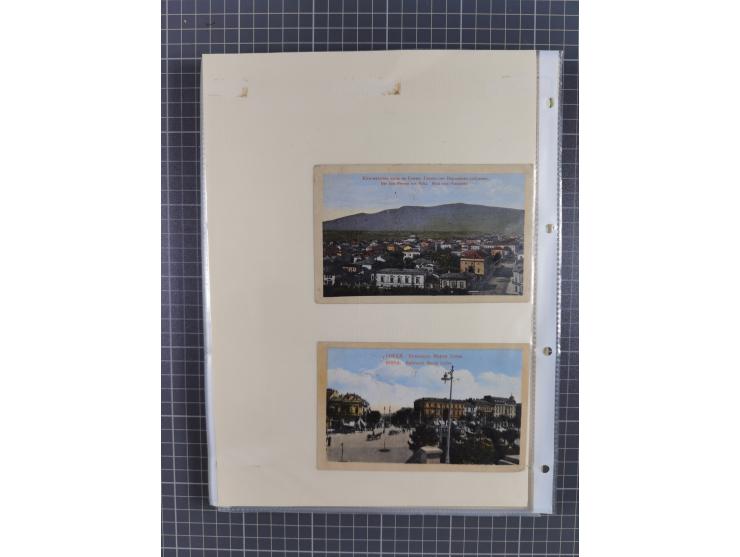 1879/1918, used exhibition collection with around 100 covers, cards, and postal stationeries, including Mi. No. 1-5 used, Mi.