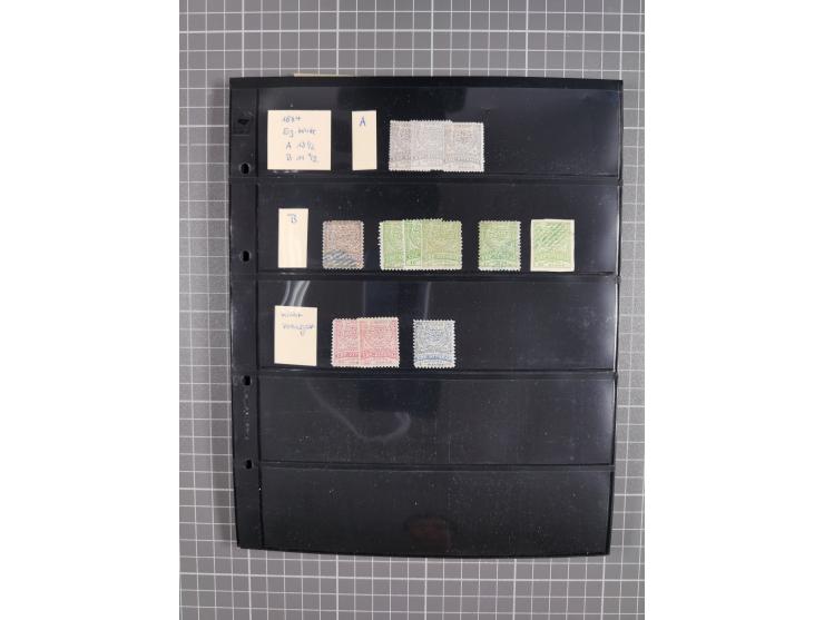 1870/1918, interesting postmark collection on Turkish stamps and pieces, and later on many postal stationeries items and cove