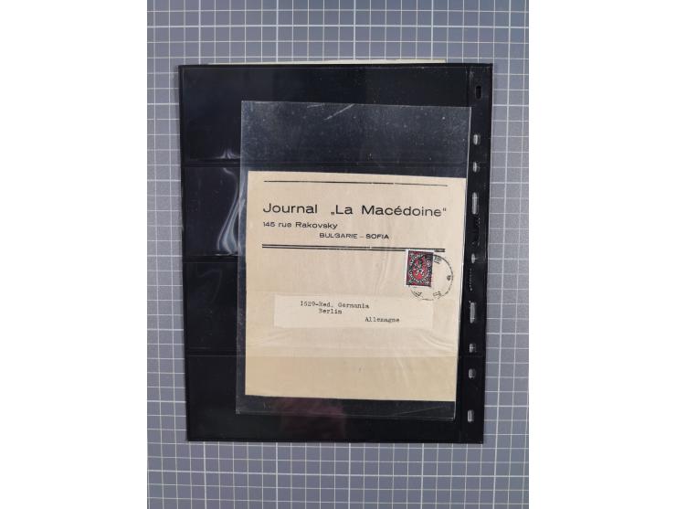 1870/1918, interesting postmark collection on Turkish stamps and pieces, and later on many postal stationeries items and cove