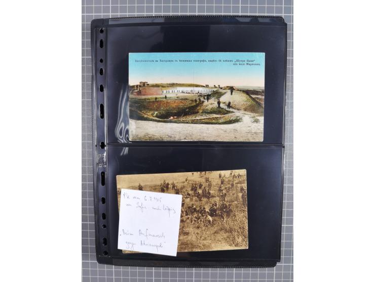 1870/1918, interesting postmark collection on Turkish stamps and pieces, and later on many postal stationeries items and cove