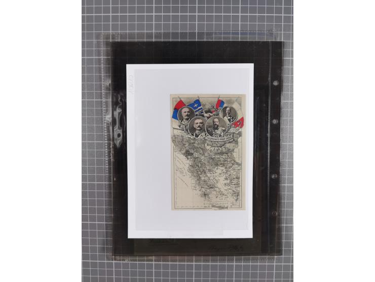 1870/1918, interesting postmark collection on Turkish stamps and pieces, and later on many postal stationeries items and cove