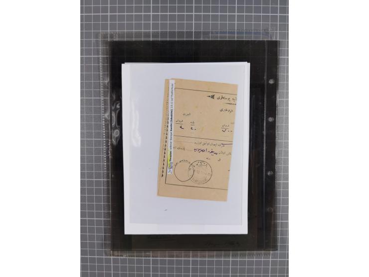 1870/1918, interesting postmark collection on Turkish stamps and pieces, and later on many postal stationeries items and cove