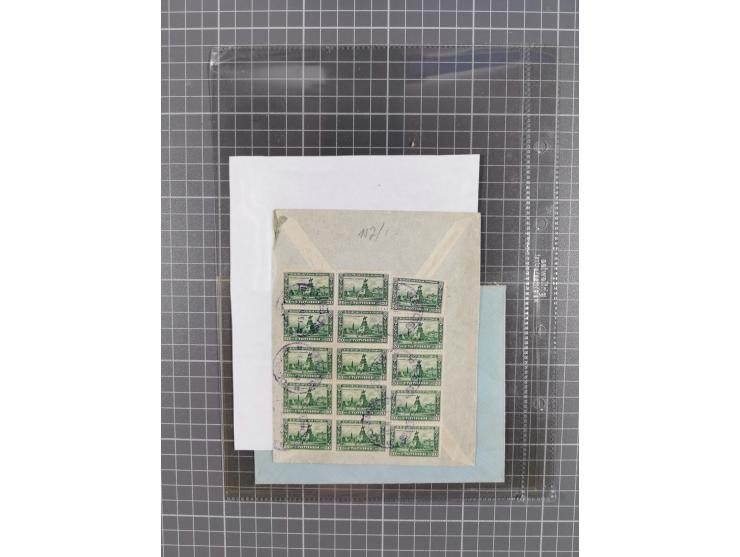 1870/1918, interesting postmark collection on Turkish stamps and pieces, and later on many postal stationeries items and cove