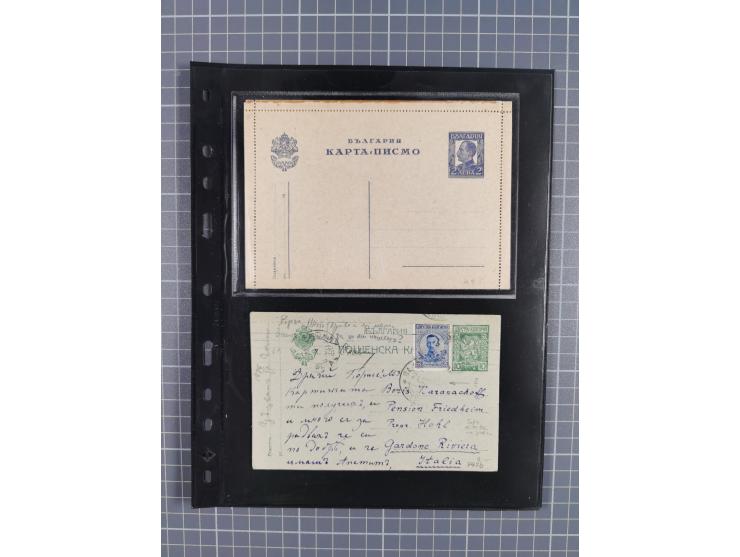 1870/1918, interesting postmark collection on Turkish stamps and pieces, and later on many postal stationeries items and cove